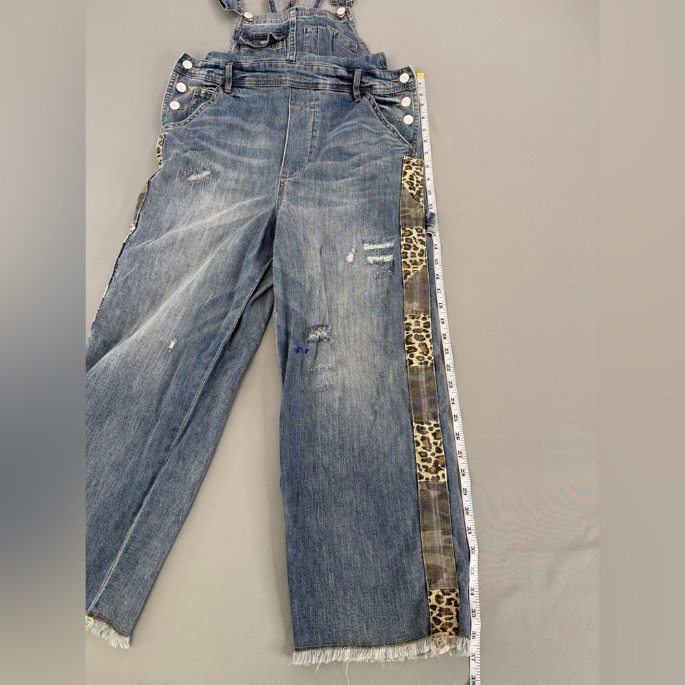 Anthropologie Denim Overalls Pilcro Jean Overalls The Lex Distressed Size 29 NWT - Picture 11 of 16